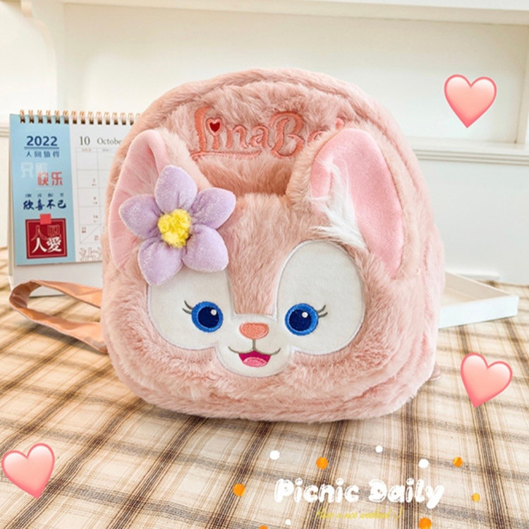 کوله پشتی فانتزی دخترانه صورتی 💗