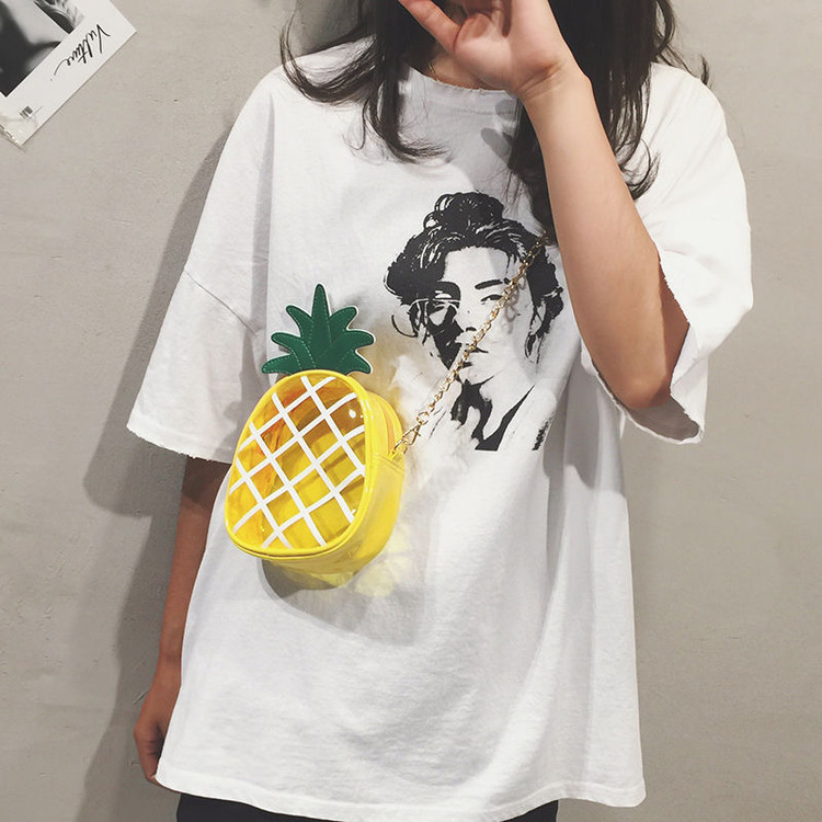 کیف شیشه ای اناناس تابستانه🍍