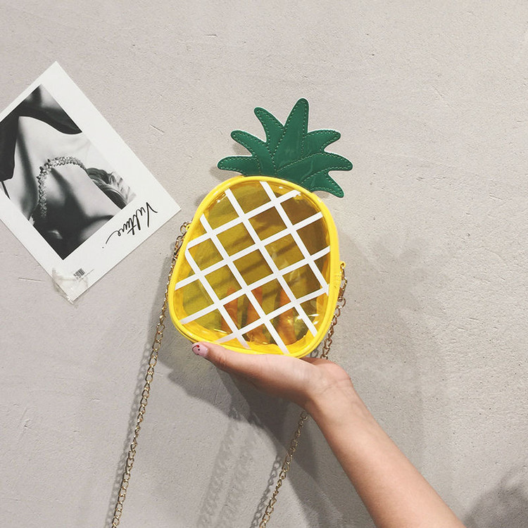کیف شیشه ای اناناس تابستانه🍍