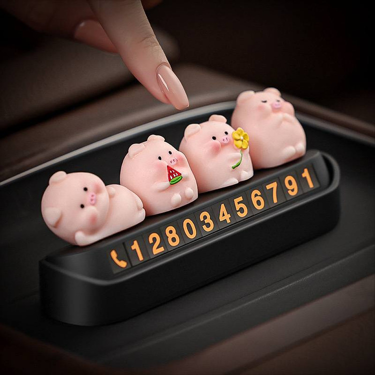شماره پارک ماشین مدل piggi🐷