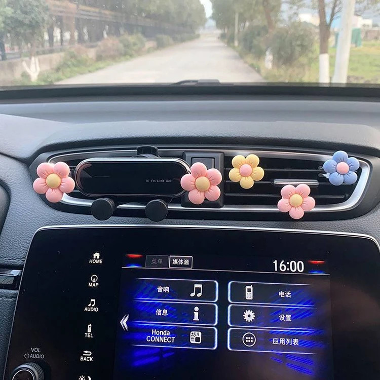ست هولدر موبایل و خوشبوکننده ماشین گلی«انتخابی»🌸