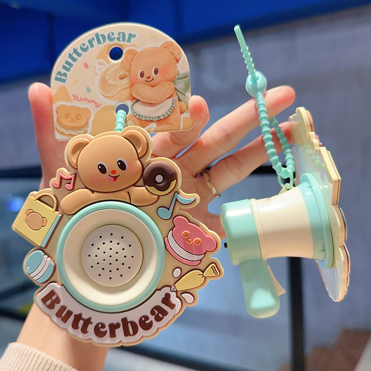 جا سویچی و چارم بگ قابلیت صدا ضبط کردن butter bear🔑💕