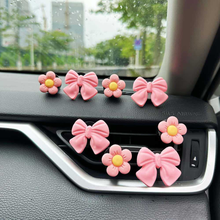 ست خوشبوکننده ماشین گل و پاپیون 🌸🎀🌼