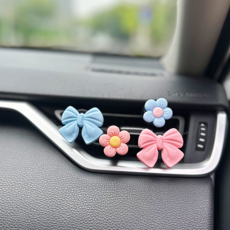 ست خوشبوکننده ماشین گل و پاپیون 🌸🎀🌼