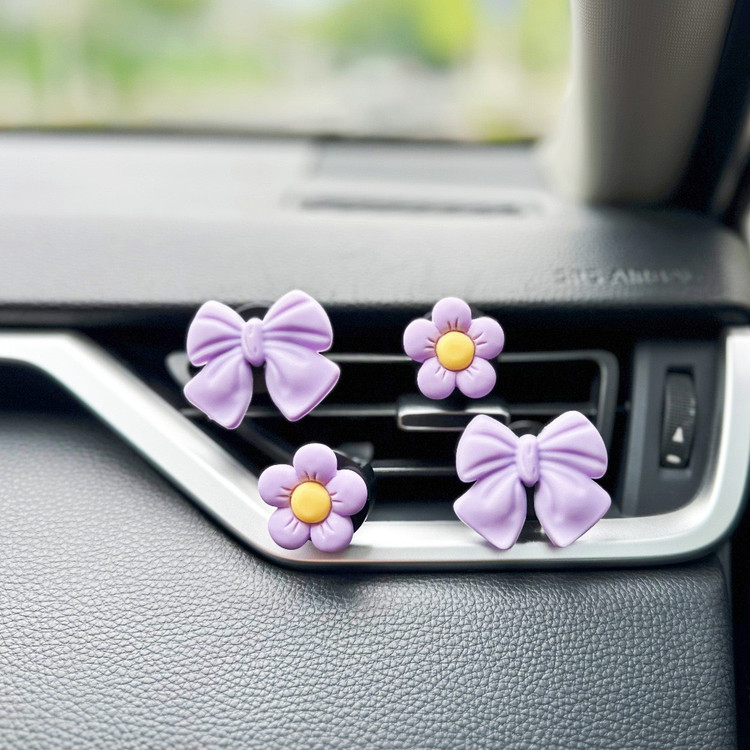 ست خوشبوکننده ماشین گل و پاپیون 🌸🎀🌼