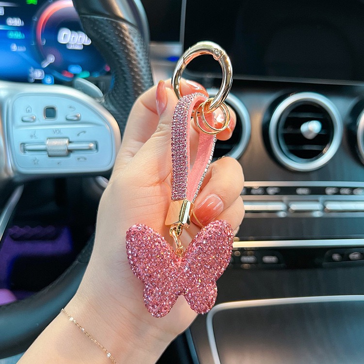 جا سویچی و چارم بگ نگین دار پروانه🦋💎
