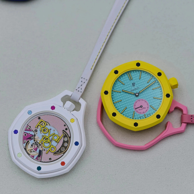 ساعت اودمار پیگه x سواچ AP X SWATCH کالکشن Royal pop✨بالاترین کیفیت کمترین قیمت✅تک و عمده