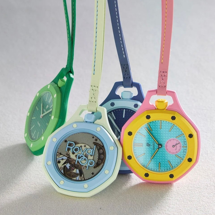ساعت اودمار پیگه x سواچ AP X SWATCH کالکشن Royal pop✨بالاترین کیفیت کمترین قیمت✅تک و عمده