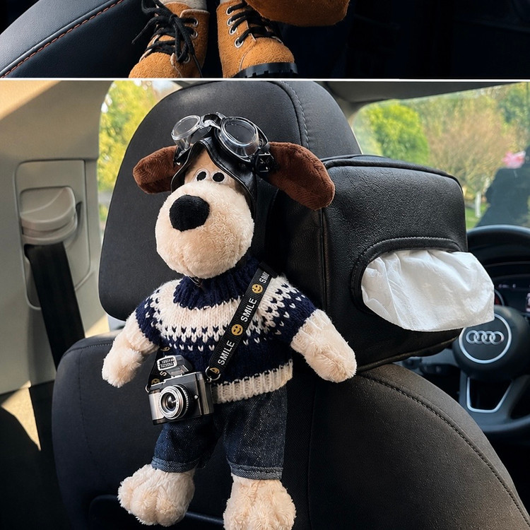 کاور دستمال ماشین سگ نگهبان عینک«پشت صندلی» 🚁🐶