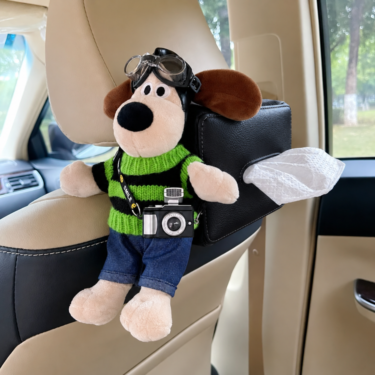 کاور دستمال ماشین سگ نگهبان عینک«پشت صندلی» 🚁🐶