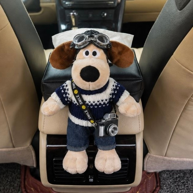 کاور دستمال ماشین سگ نگهبان عینک«کنسول وسط» 🚁🐶