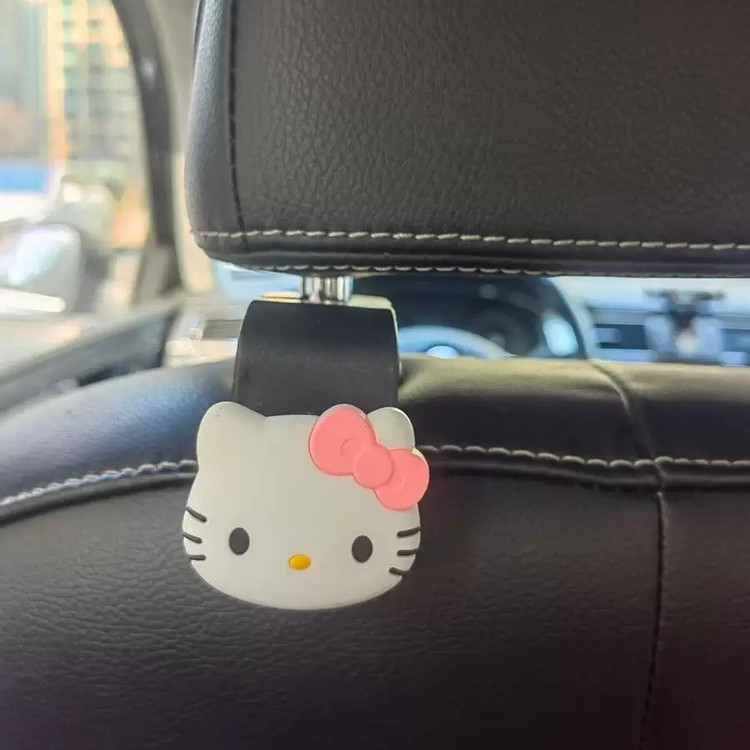 هولدر کیف و بگ ماشین هلو کیتی صورتی 🎀