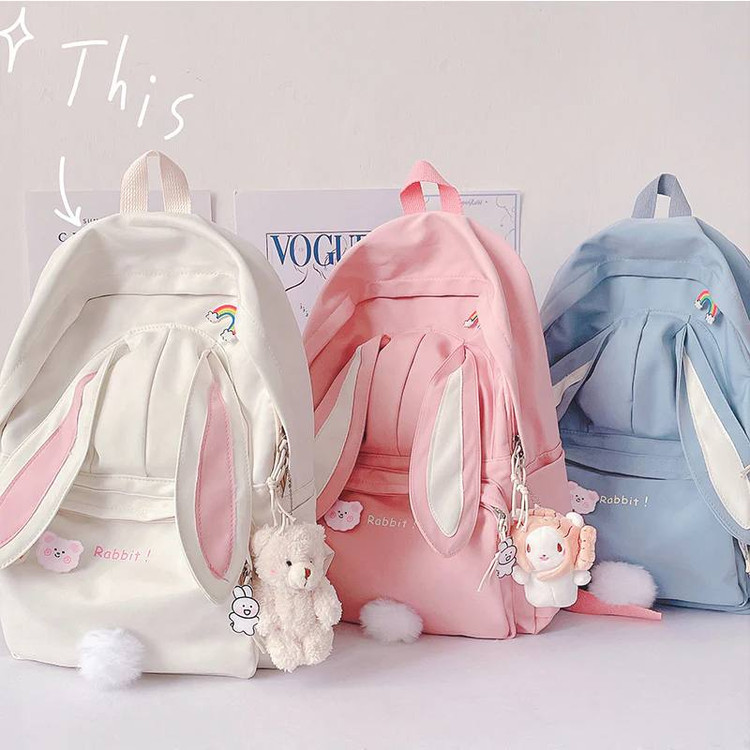 کوله پشتی پاستلی خرگوشی bunny🐰
