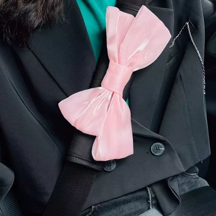 کاور کمربند ماشین پاپیونی صورتی🩰💕🦩