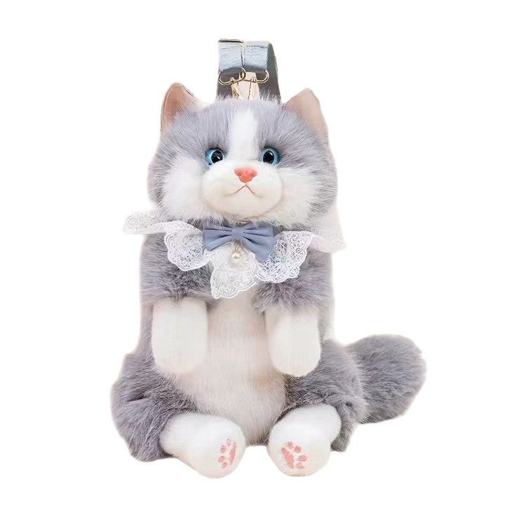 کوله پشتی مدل گربه رئال موزیکال🎀 خرید نقدی 🐈💕