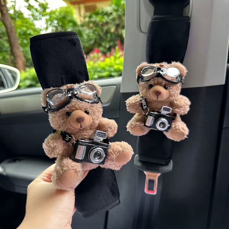 کاور کمربند فانتزی ماشین خرس عکاس 🧸📸