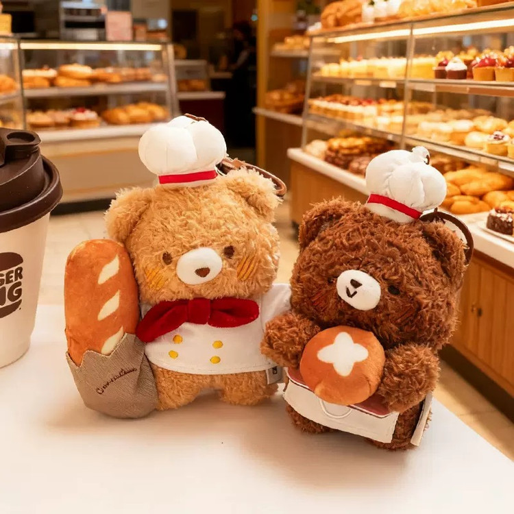 جا سویچی و چارم بگ اورجینال خرسی کیوت 🧸🥐🥖🥨