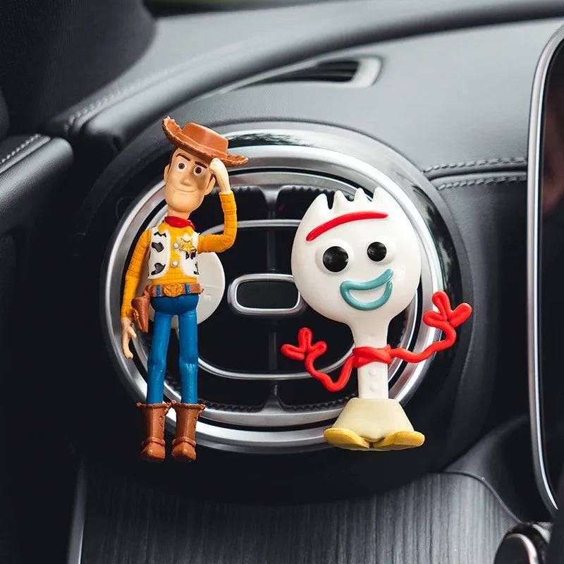 Toy Story Car Air Freshener – Woody, Rex & Buzz Lightyear Cute Kawaii Car Vent Freshener 🚘💫