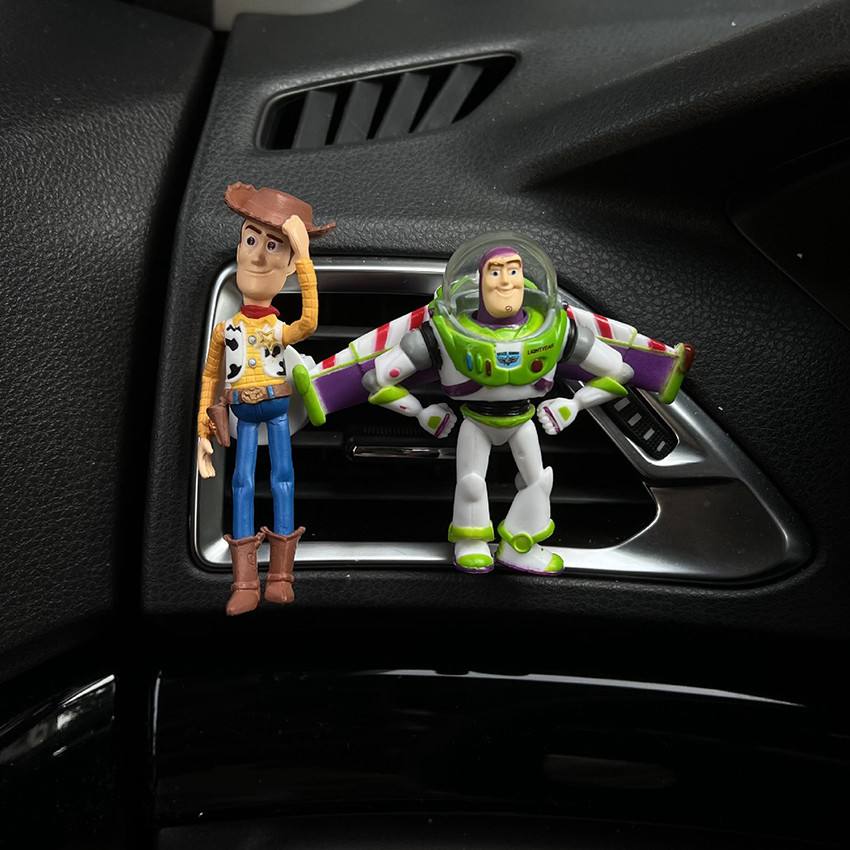 Toy Story Car Air Freshener – Woody, Rex & Buzz Lightyear Cute Kawaii Car Vent Freshener 🚘💫