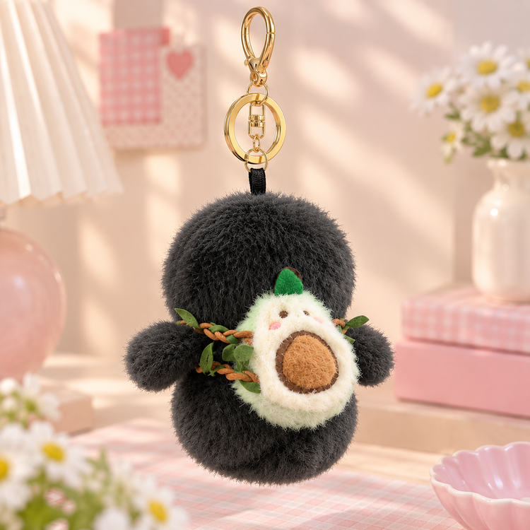 جاکلیدی و آویز عروسکی مدل پنگوئن کولهدار 🐧🎒
