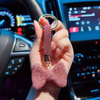 اویز اینه و چارم بگ نگین دار پاپیونی فول نگین🎀💎