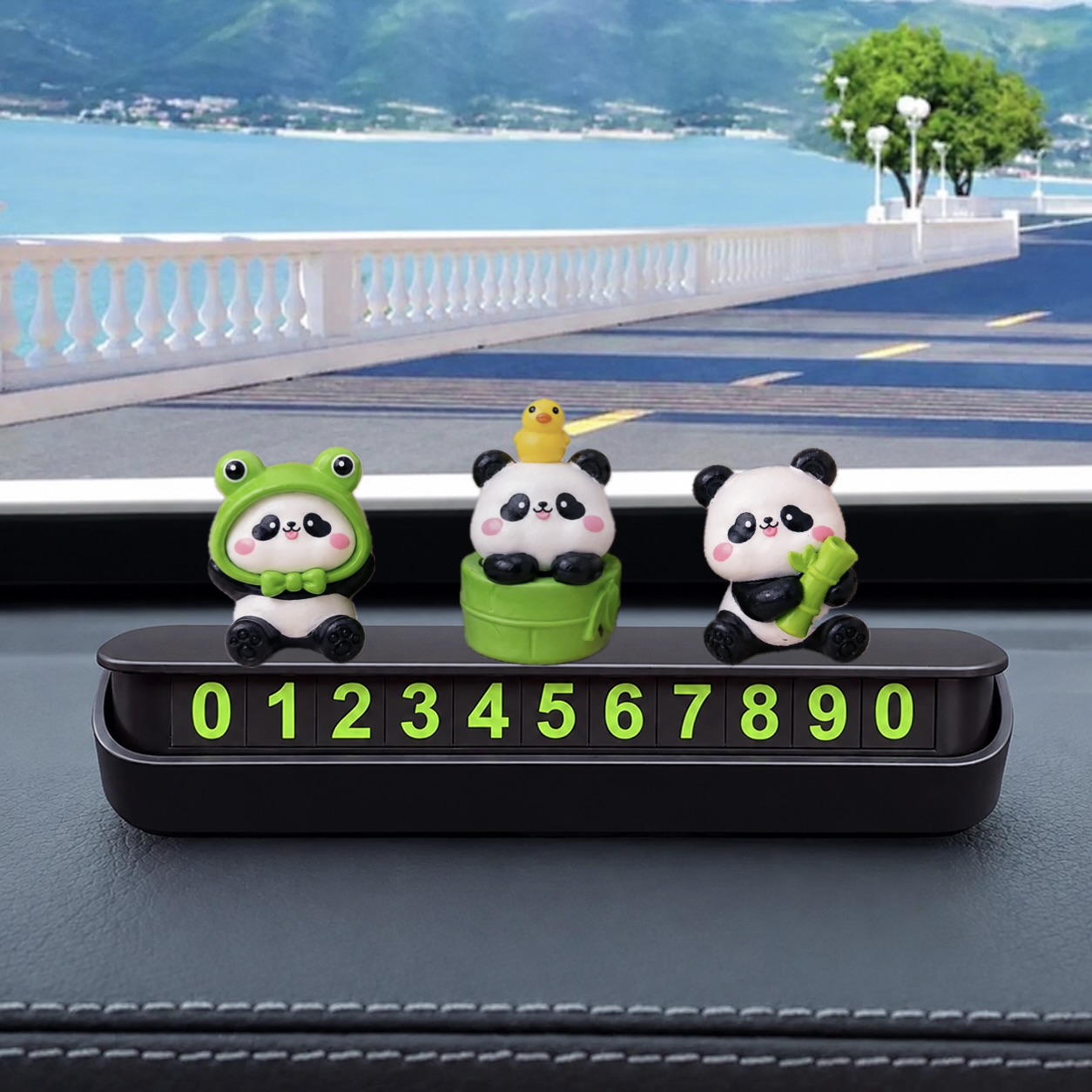 شماره پارک ماشین فانتزی مدل پاندا 🐼🚘