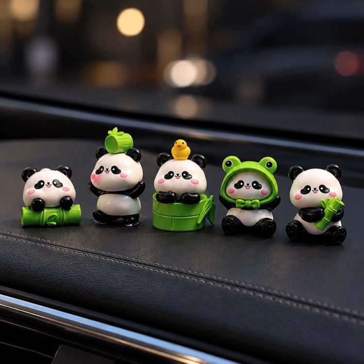 شماره پارک ماشین فانتزی مدل پاندا سری بامبو 🐼🚘