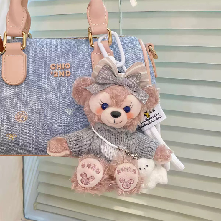 چارم بگ و سویچ خرسی اورجینال با جزئیات 👜🎀🐻