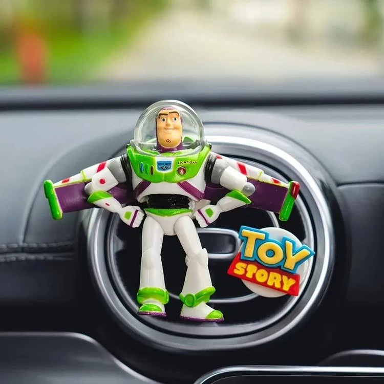Toy Story Car Air Freshener – Woody, Rex & Buzz Lightyear Cute Kawaii Car Vent Freshener 🚘💫