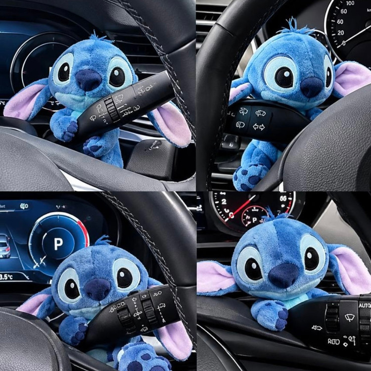 💙🧸 اکسسوری راهنما خودرو مدل استیچ اورجینال ✨🚘